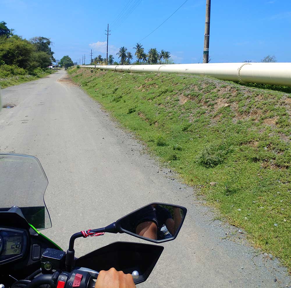 pipeline of the Batu Hijau Mine